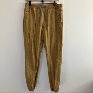 Aero Tan Kahki Joggers Size Medium